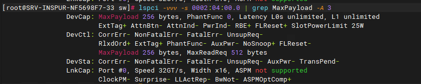 MaxPayload配置